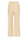 Thicker Bottoms 1 Wide Pants Cream - ISSEY MIYAKE - BALAAN 1