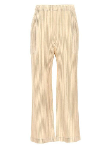 Thicker Bottoms 1 Wide Pants Cream - ISSEY MIYAKE - BALAAN 1