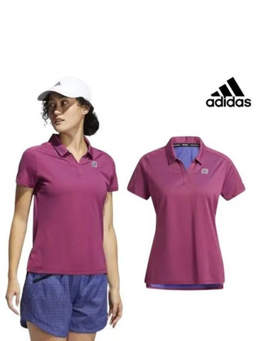 Women s Prime Blue Short Sleeve T shirt GT2488 Golf Domestic Product GQFK22123020444 - ADIDAS GOLF - BALAAN 1