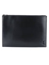 Monogram Logo Tiny Large Clutch Bag Black - SAINT LAURENT - BALAAN.