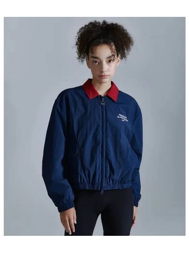 blouson windbreaker women navy - REEBOK - BALAAN 1