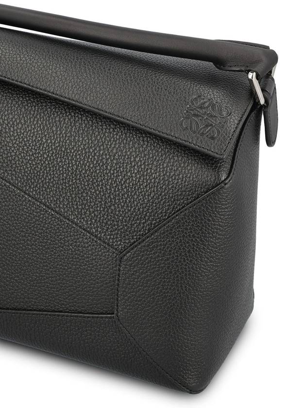 Large Puzzle Calfskin Cross Bag Black - LOEWE - BALAAN 5