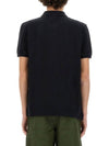 Fox Head Patch Cotton Polo Shirt Black - MAISON KITSUNE - BALAAN 5