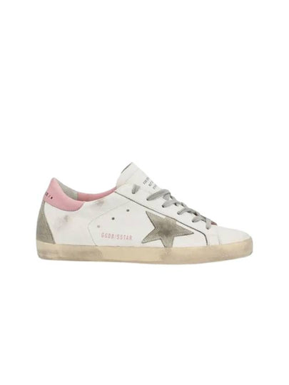 Superstar White Pink Heel Tab Sneakers - GOLDEN GOOSE - BALAAN 2