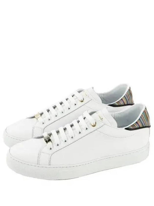 Beck Stripe Tab Low Top Sneakers White - PAUL SMITH - BALAAN 2