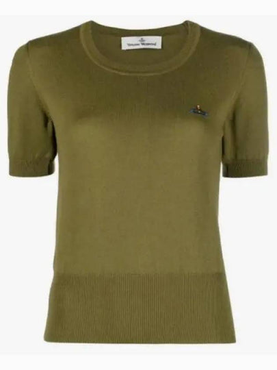 Bea Knit Top Khaki - VIVIENNE WESTWOOD - BALAAN 2