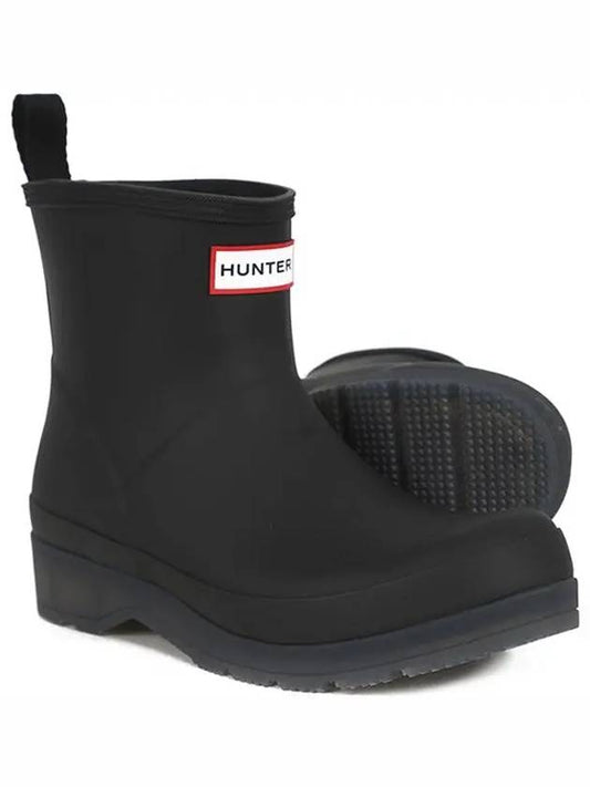 W Play Short Translucent Sole Rain Boots Black WFS4001RMA BLK - HUNTER - BALAAN 2