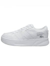 L005 Leather Low Top Sneakers White - LACOSTE - BALAAN 2