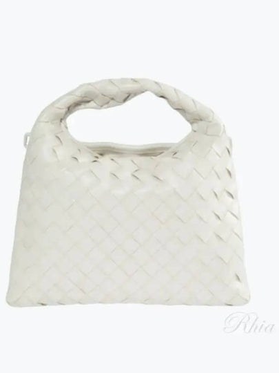 Intrecciato Mini Hop Tote Bag White - BOTTEGA VENETA - BALAAN 2