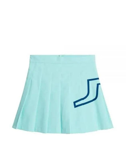 Naomi Pleated Skirt Aruba Blue - J.LINDEBERG - BALAAN 2