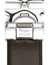 Gancini Reversible Belt Black Brown - SALVATORE FERRAGAMO - BALAAN 8