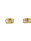 V Logo Signature Earrings Gold - VALENTINO - BALAAN 2