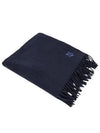 Wool Fox Head Muffler Navy - MAISON KITSUNE - BALAAN 3