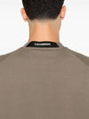 Diagonal Raised Fleece Lens Sweatshirt Brown - CP COMPANY - BALAAN 7