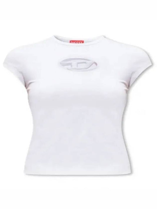 T Angie Peekaboo Logo Short Sleeve T-Shirt White - DIESEL - BALAAN 2