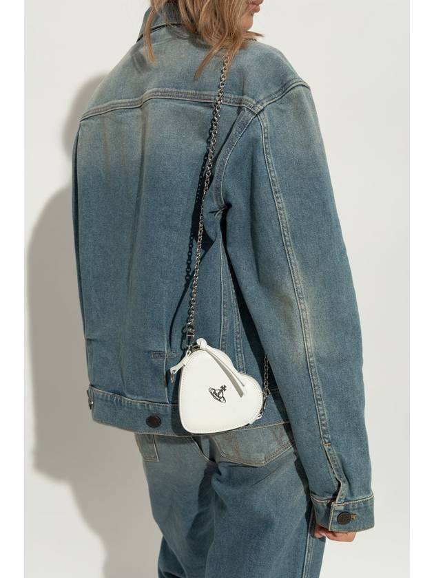 Vivienne Westwood Heart-shaped Shoulder Bag, Women's, White - VIVIENNE WESTWOOD - BALAAN 2