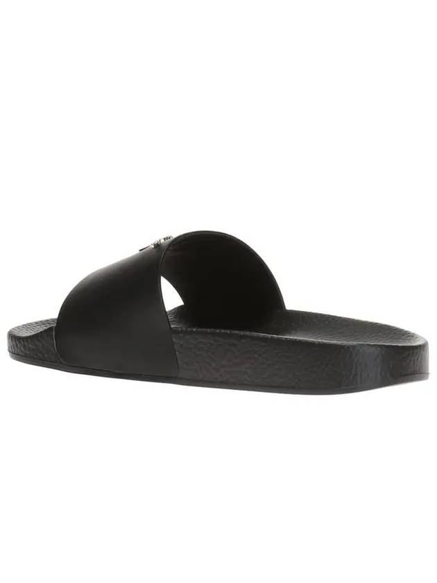 Steel Logo Slippers Black RM80017 - GIUSEPPE ZANOTTI - BALAAN 5