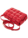 Gold Padded Cassette Cross Bag Strawberry - BOTTEGA VENETA - BALAAN.