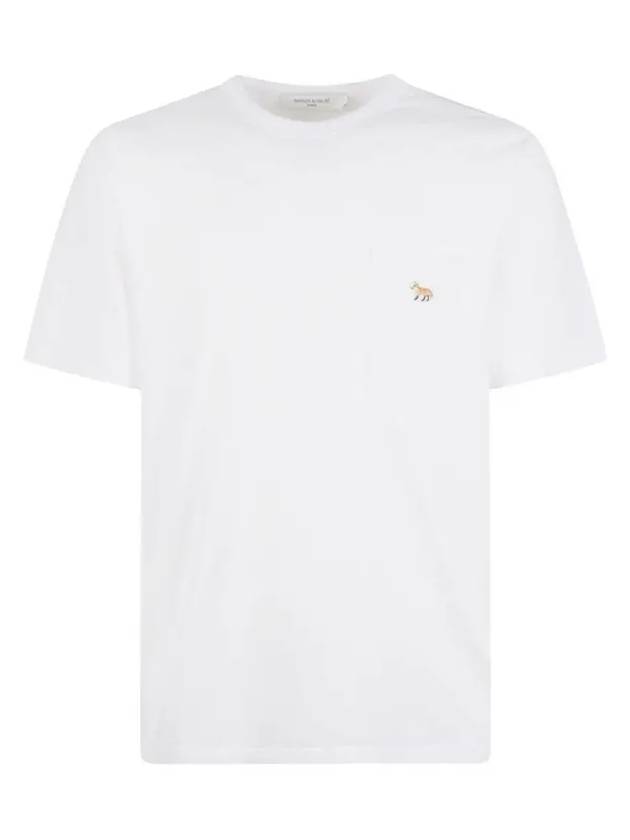 Baby Fox Patch Pocket Short Sleeve T-Shirt White - MAISON KITSUNE - BALAAN 3