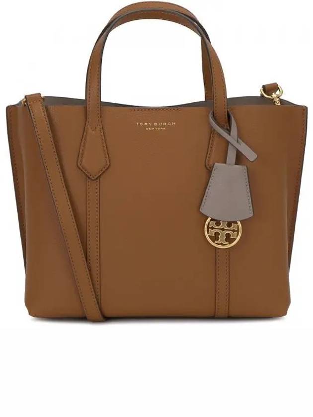 Perry Triple Compartment Small Tote Bag Light Umber - TORY BURCH - BALAAN 2