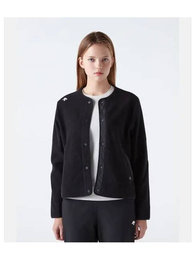 Women s Micro Fleece Jacket Black SP322UKT99 - DESCENTE - BALAAN 1