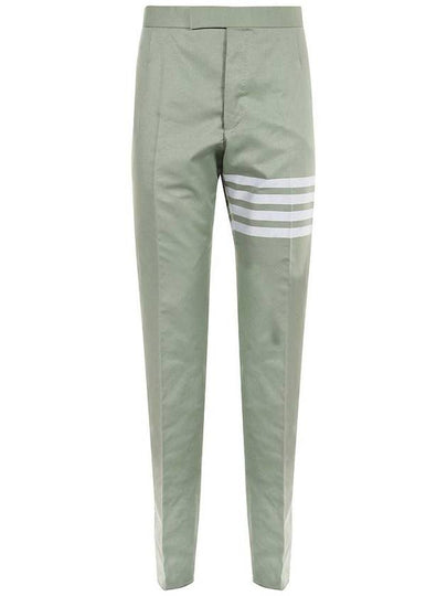 4 Bar Tailored Straight Pants Green - THOM BROWNE - BALAAN 2