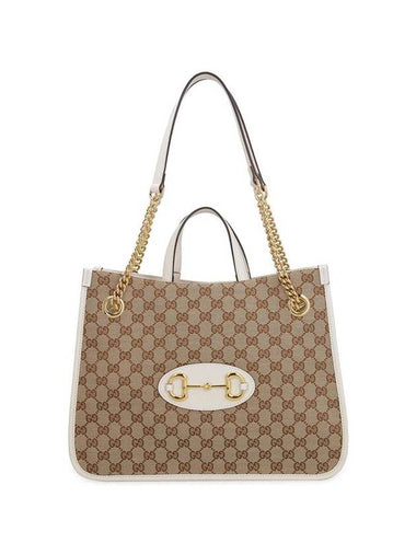 Horsebit 1955 Medium Shopper Tote Bag - GUCCI - BALAAN 1