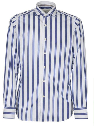 Tintoria Mattei Slim Fit Striped Shirt Clothing - TINTORIA MATTEI - BALAAN 1