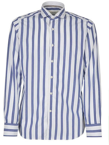 Tintoria Mattei Slim Fit Striped Shirt Clothing - TINTORIA MATTEI - BALAAN 1