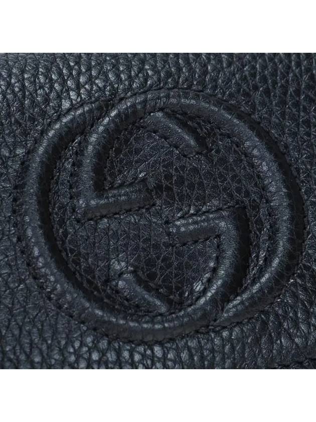 Interlocking GG Soho Leather Long Wallet Black - GUCCI - BALAAN 9