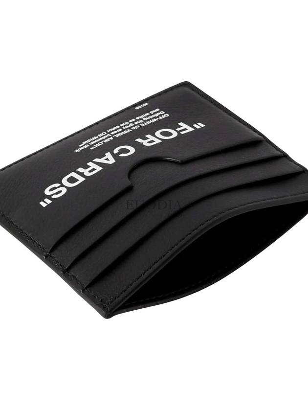 FOR CARDS printing card wallet black - OFF WHITE - BALAAN 6