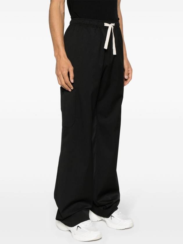 drawstring-waist wide-leg trousers - PALM ANGELS - BALAAN 4