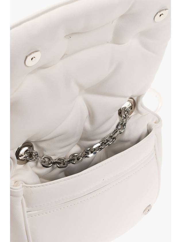 Glam Slam Logo Flap Cross Bag White - MAISON MARGIELA - BALAAN 6