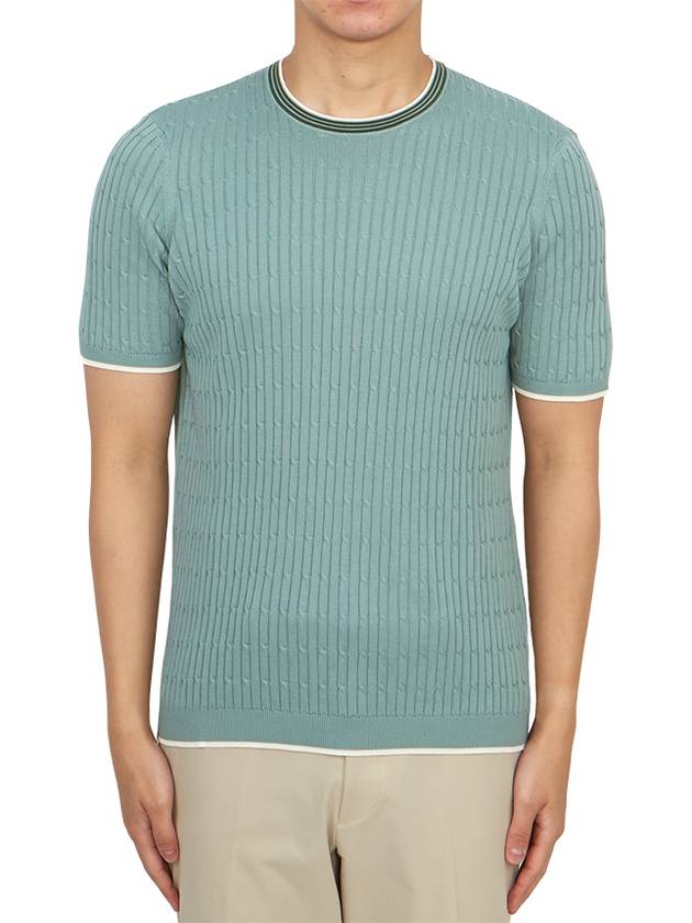 Men s short sleeve knit D9G100TR 001 - DRUMOHR - BALAAN 1