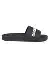 Logo Rubber Slippers Black - DSQUARED2 - BALAAN 2