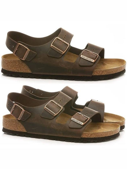 Milano Oiled Leather Sandals Habana - BIRKENSTOCK - BALAAN 2