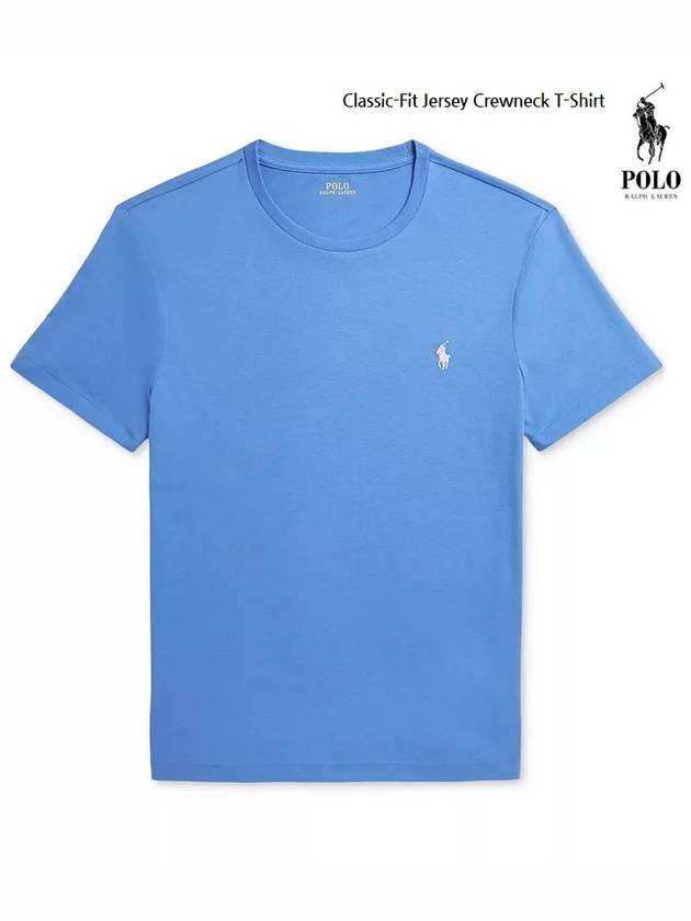 Polo short sleeve t shirt round summer England blue - POLO RALPH LAUREN - BALAAN 1