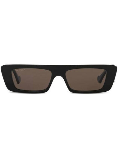 logo print rectangular shape sunglasses GG1331S002 - GUCCI - BALAAN 1