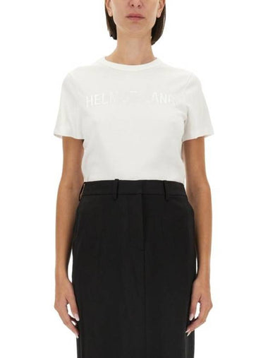 Crew Neck Short Sleeve T-Shirt White - HELMUT LANG - BALAAN 1