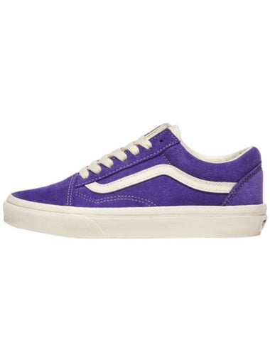 Old Skool Suede Low Top Sneakers Purple Marshmallow - VANS - BALAAN 1