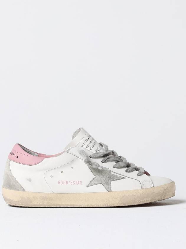 Superstar Pink Tab Low Top Sneakers - GOLDEN GOOSE - BALAAN 2