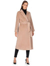 Genarca Alpaca Wool Single Coat Beige - MAX MARA - BALAAN 6