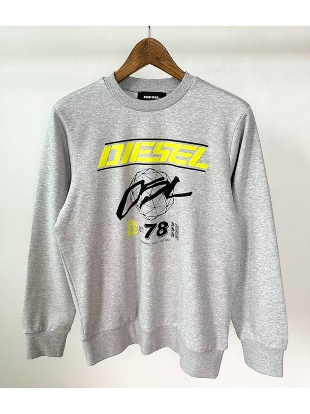 Sweatshirt A00336 0HAYT Gray MENS XS - DIESEL - BALAAN 5