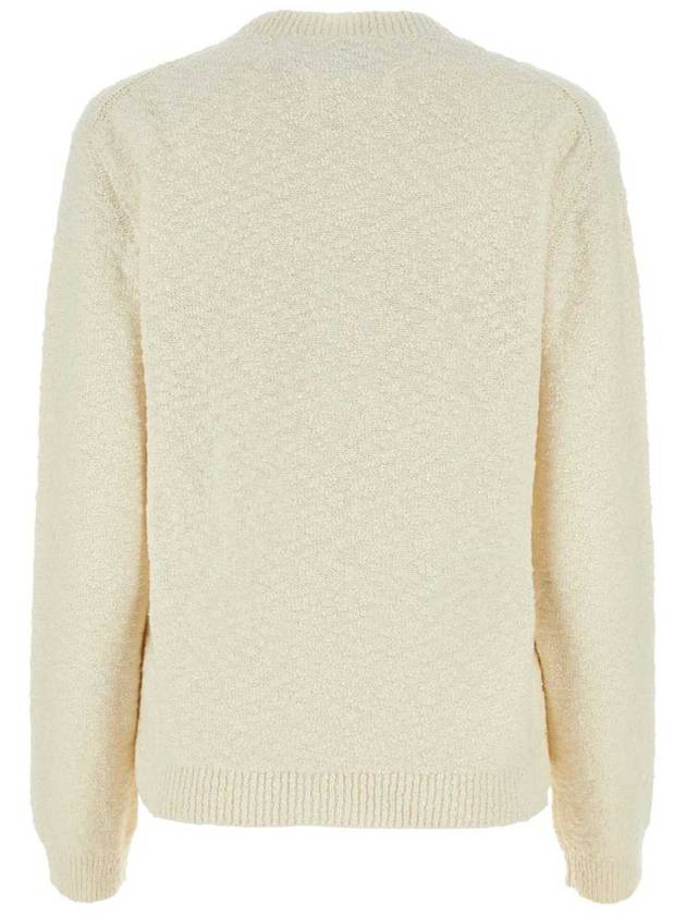 Back Stitch Crew Neck Knit Top Cream - MAISON MARGIELA - BALAAN 3