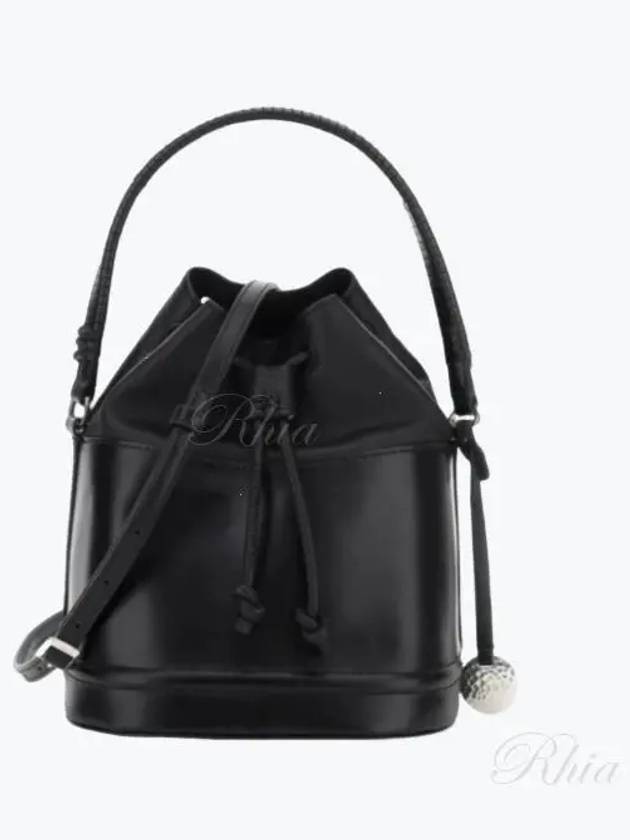 07 4759 BLK Agnes Smooth Bucket Shoulder Bag - STAUD - BALAAN 1