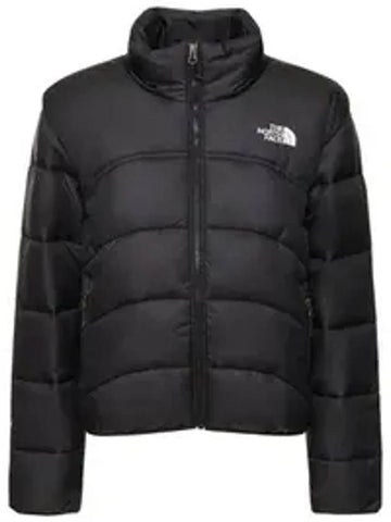 Women's Logo Print Side Zip Pockets Padding Black - THE NORTH FACE - BALAAN 1