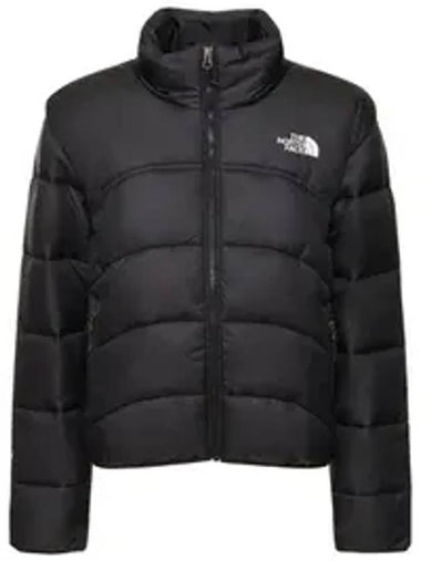 Women's Logo Print Side Zip Pockets Padding Black - THE NORTH FACE - BALAAN 1