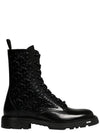 Explorer 2 Leather Ankle Boots Black - DIOR - BALAAN 2