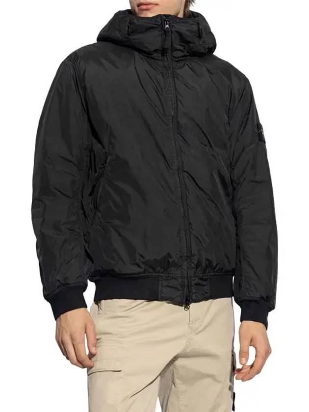 Crinkle Reps R NY Padding Black - STONE ISLAND - BALAAN 7