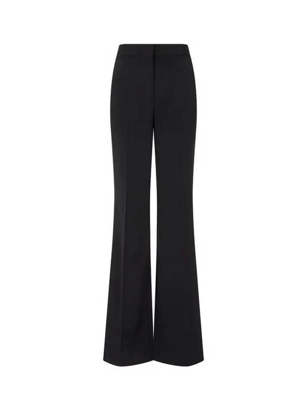 STELLA McCARTNEY STRETCH FLARED WOOL PANTS BLACK - STELLA MCCARTNEY - BALAAN 1